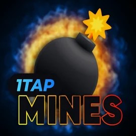 1Tap Mines slot logo by Turbo Games at 5bet Casino