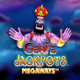 Logo of Genie Jackpots Megaways from Blueprint Gaming at 5bet Casino