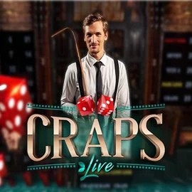Live Craps slot visual from Evolution available on 5betscasino.com