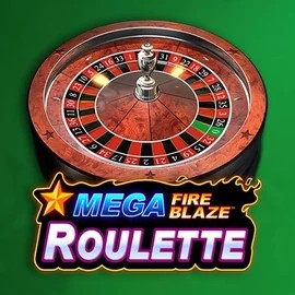 Mega Fire Blaze Roulette logo – Table Games by Playtech at 5bet Casino