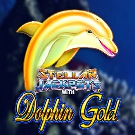 Official Jackpots logo: Dolphin Gold with Stellar Jackpots by Lightning Box Game at 5bet Casino